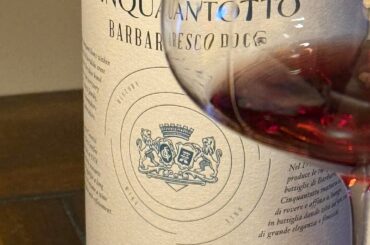 2020 Cossetti Cinquantotto Barbaresco for ~$40 and we're impressed