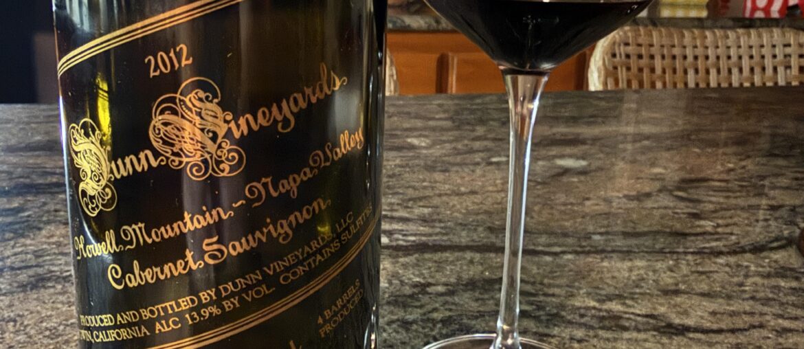 2012 Dunn Vineyards Trailer Vineyard Cabernet