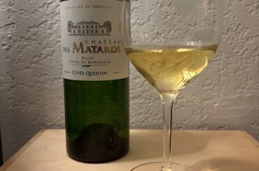Chateau des Matards ‘Cuvée Quentin’, Blaye 2020