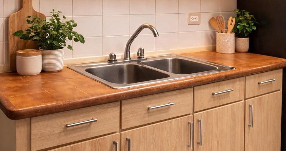 Which one looks better? Can’t change countertop/floor