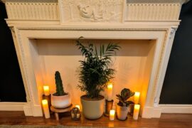 Mantel space decoration.