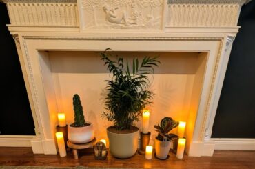 Mantel space decoration.