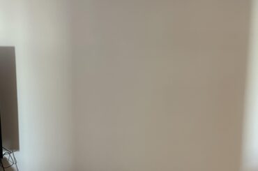 What color furniture with light grey walls and flooring?