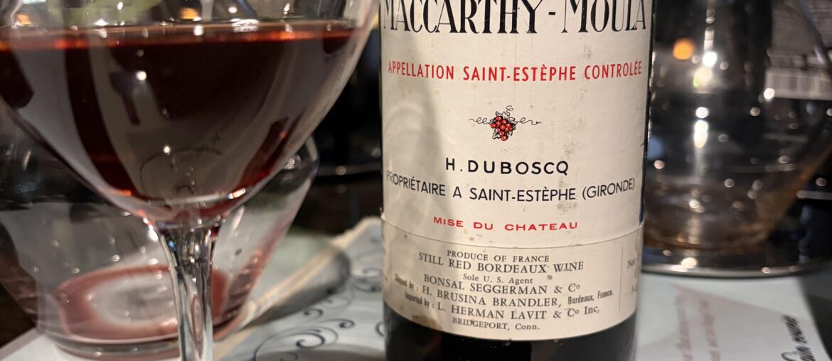 Old cheap wine fo tonight