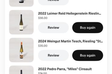 Rate/comment on today’s shipment