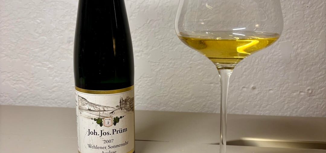 2007 Joh. Jos. Prüm Wehlener Sonnenuhr Riesling Auslese  |  Plus some of my wine filled trip around New York City
