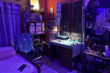 Where the reading takes place.