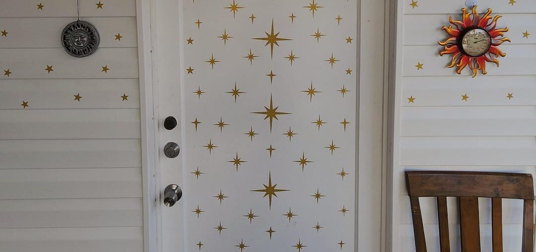 I made my front door whimsical