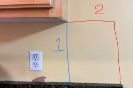 How to backsplash: #1 or #2