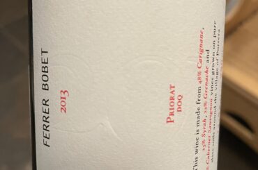 Ferrar Bobet Priorat blend 2013
