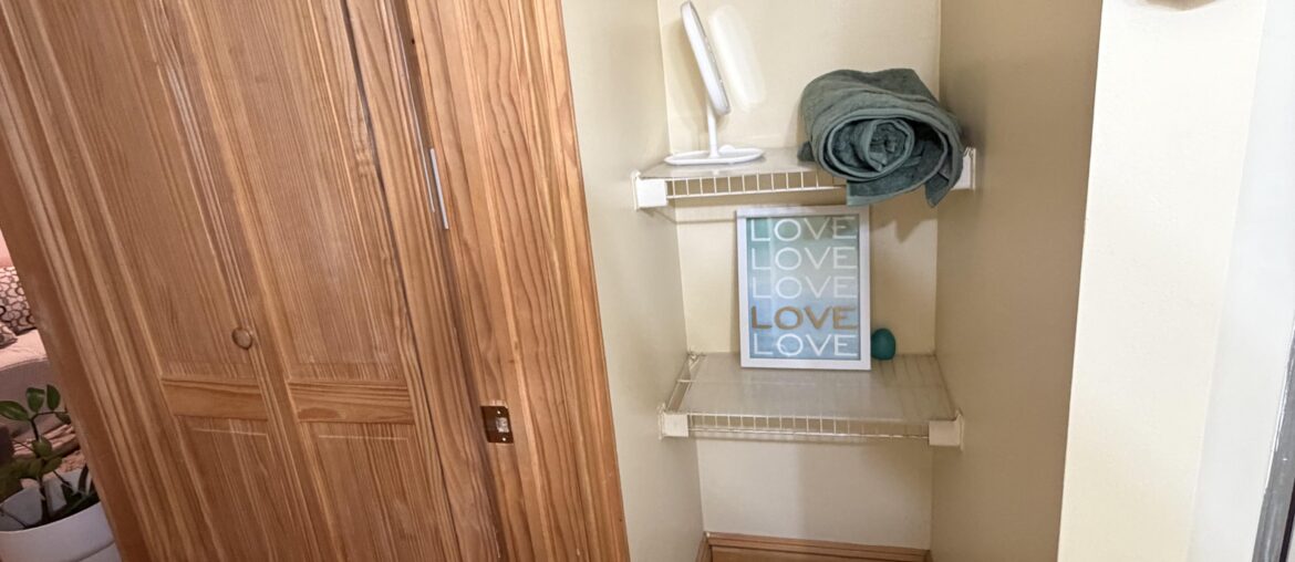 Small Apartment Bathroom with cat