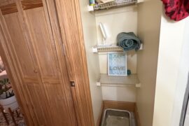 Small Apartment Bathroom with cat