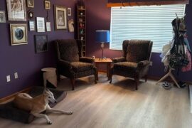 Need help placing statement wingback chairs