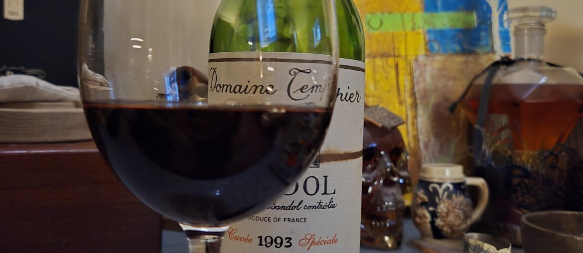 The tasting. 1993 Bandol. The tasting. 1993 Bandol.