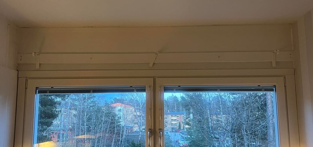 How would you hang curtains here?
