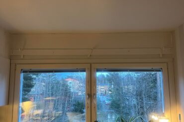 How would you hang curtains here?