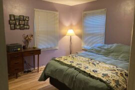 What color curtains for my purple spare room?