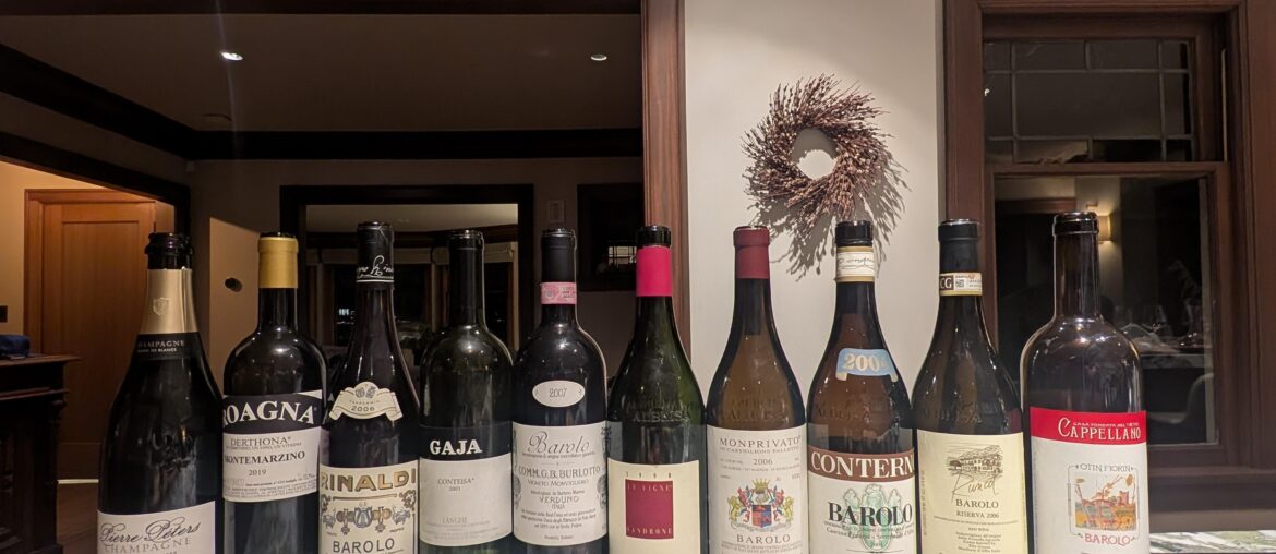 Barolo tasting for the ages