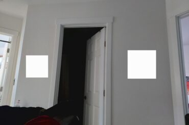 Aligning two different sized paintings