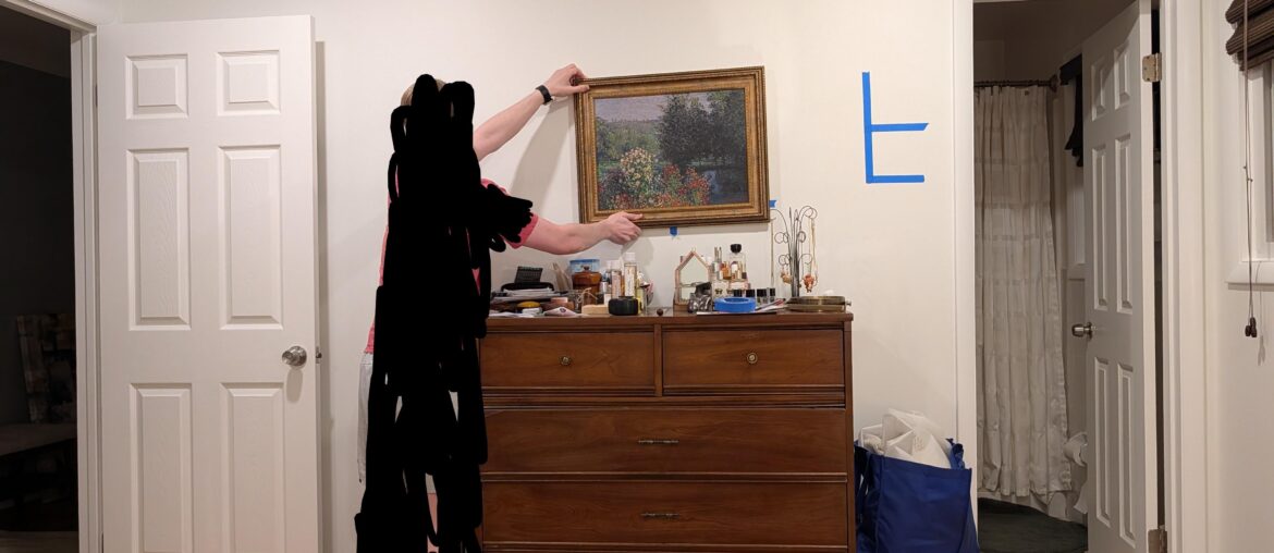 Painting too small for dresser?