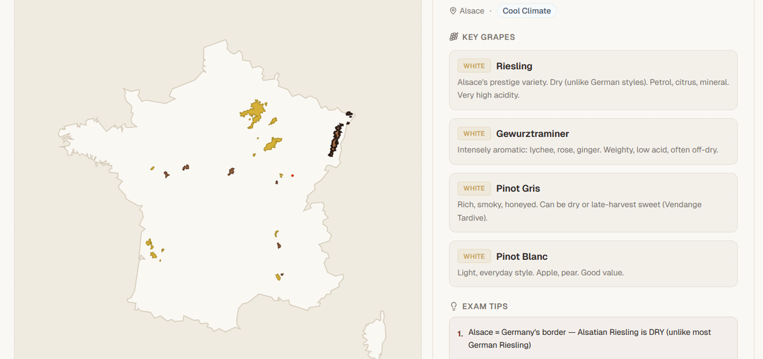 Feedback welcomed! I've built this free tool that has quizzes, 10+ interactive maps, study notes and more.