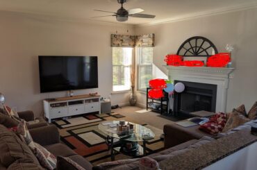 Which paint color should I get in my living room? Any recommendations would be appreciated!