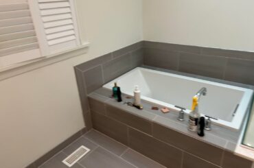 bathroom tile trim