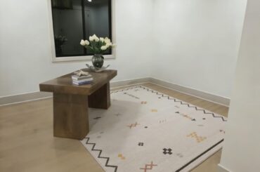 I just bought a nice new desk, but I haven't decided where to put it yet. I also need to consider the sofa.