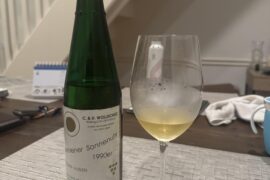 First time drinking aged Riesling