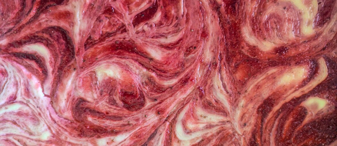 Got up at five o'clock today to bake a cheesekake with a swirl of fresh strawberries for my wife's birthday.....and prepare the brunch.