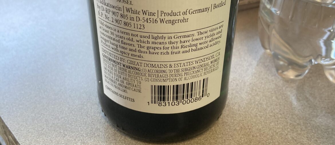 Does anybody know the vineyard/estate/whatever of this wine? Does anybody know the vineyard/estate/whatever of this wine?