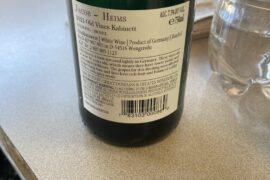 Does anybody know the vineyard/estate/whatever of this wine?