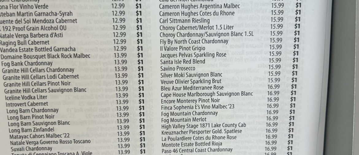 Second bottle $1. What should I try?