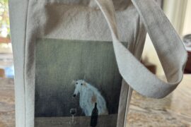 I was gifted this borzoi wine tote bag and I’m obsessed