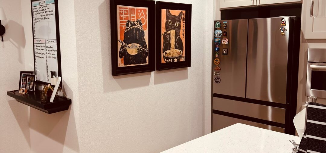 Please help me decide how these should be hung in my kitchen: Please help me decide how these should be hung in my kitchen: