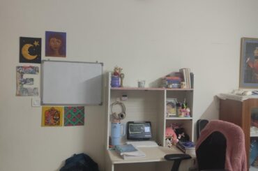 Guys help me do a room makeover (yes, we are keeping the wallpaper)