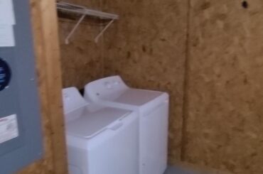 So I'll be renting for a few years and would love some renter friendly advice on how to improve this laundry space in the garage