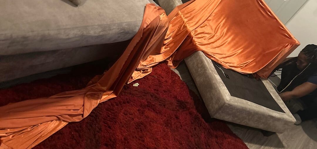 I reupholstered my furniture..