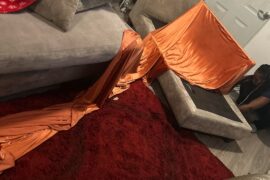 I reupholstered my furniture..