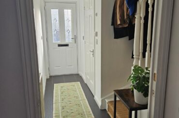 (Help) How could we make our hallway more cozy? Don't have much space for coats and shoe cabinet