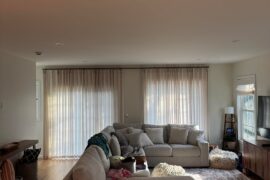 Is it ok to have different colored curtains on different set of windows within the same room?