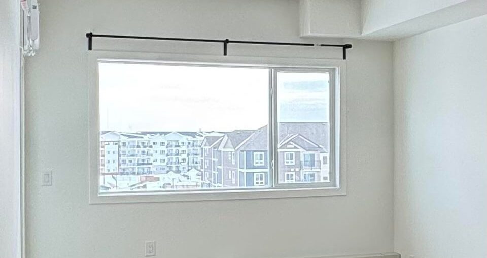 Curtain Rod Placement + Baseboard Heater in Rental - Is This Okay?