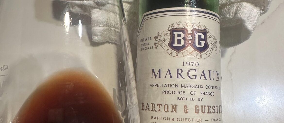 1970 Barton & Guestier Margaux 1970 Barton & Guestier Margaux