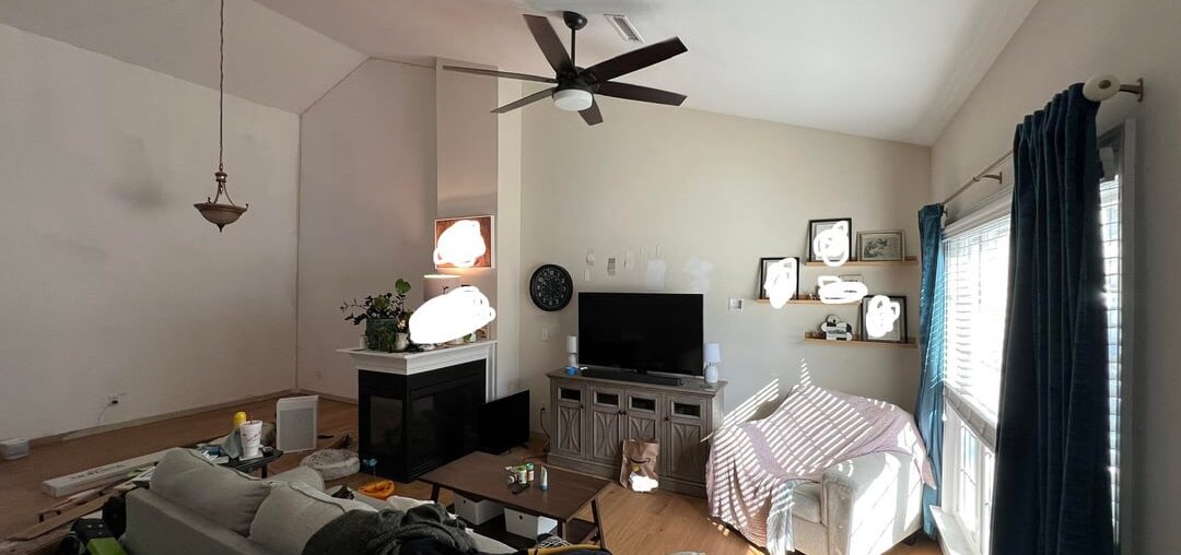 New floors installed, time to pick new paint. New floors installed, time to pick new paint.