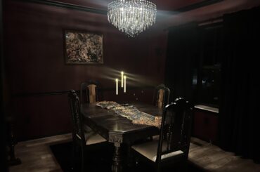 Medieval dining room B&A