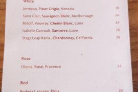 By the glass at the Ha Bar, Mauna Lani