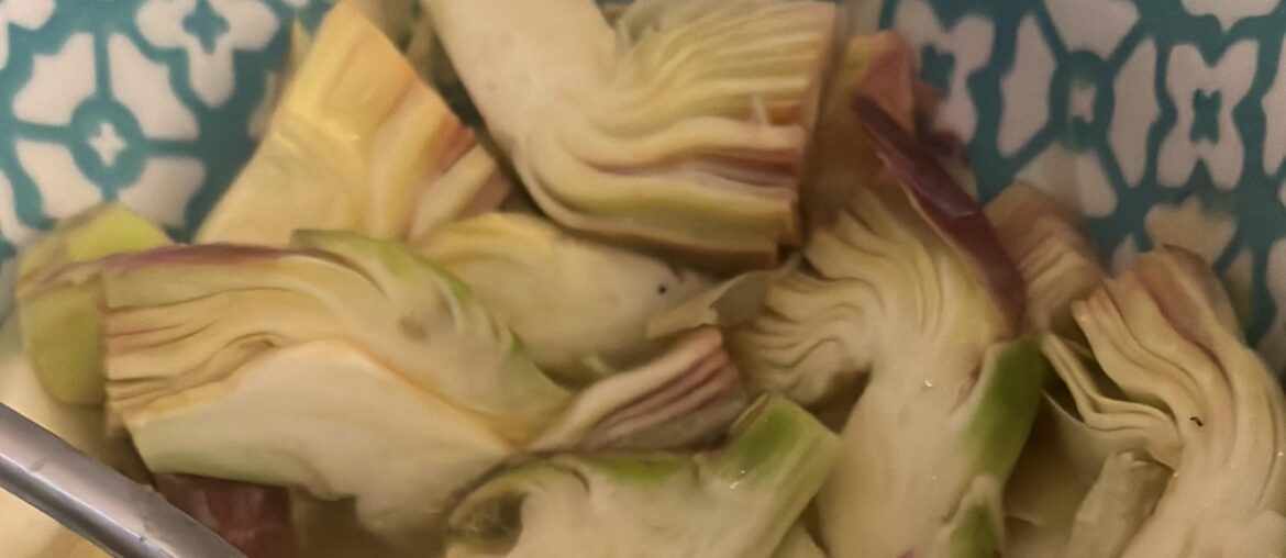 Marinated artichokes