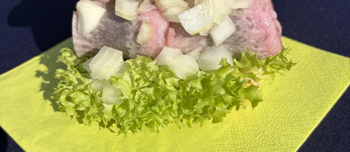 A North German fish roll