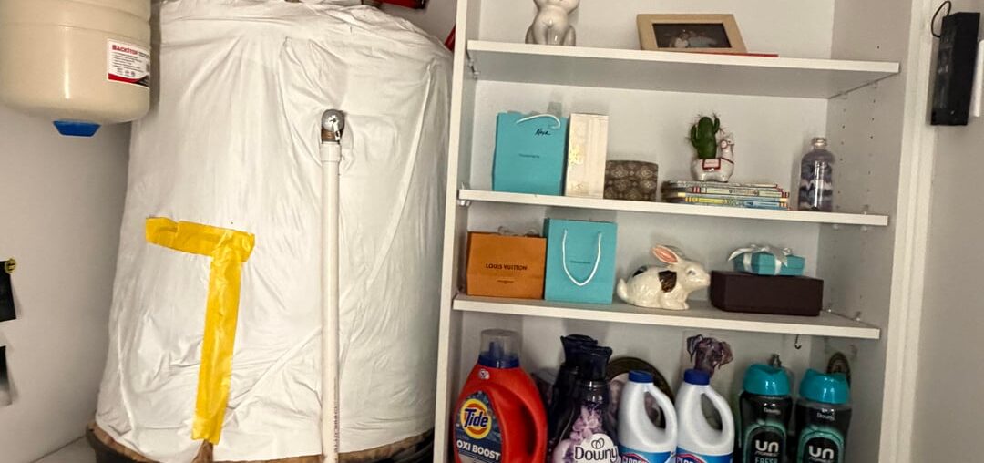 Please help… Not sure what to do about covering up this water heater situation. A curtain? What would be the most appealing option?