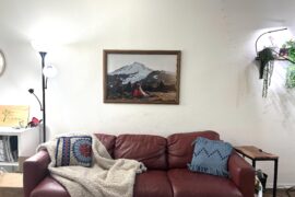 Frame too small for the couch, suggestions?